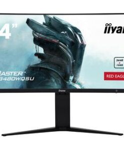 LCD Monitor|IIYAMA|34"|Gaming/Curved/21 : 9|Panel VA|3440x1440|21:9|180Hz|Matte|0.4 ms|Speakers|Height adjustable|Tilt|Colour Black|GCB3480WQSU-B1