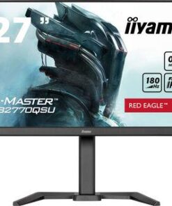 LCD Monitor|IIYAMA|27"|Gaming|Panel IPS|2560x1440|16:9|180Hz|Matte|0.2 ms|Speakers|Swivel|Pivot|Height adjustable|Tilt|Colour Black|GB2770QSU-B6