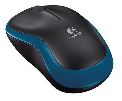 MOUSE USB OPTICAL WRL M185/BLUE 910-002236 LOGITECH